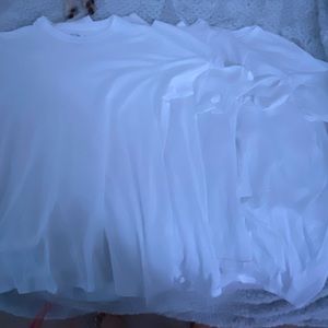 BUNDLE 4 White Tshirts